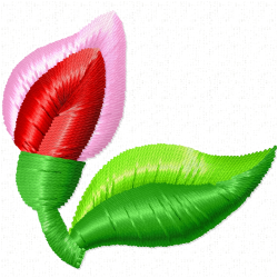 Flowers Embroidery Design 2